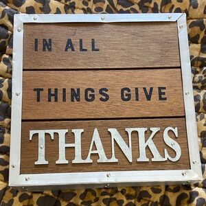 Wooden Wall Art with Inspirational Quote